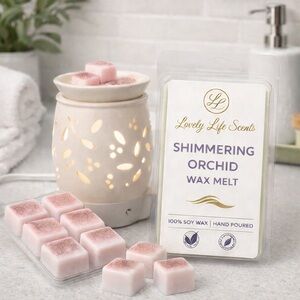 Shimmering Orchid Hand Poured Soy Wax Melt by Lovely Life Scents